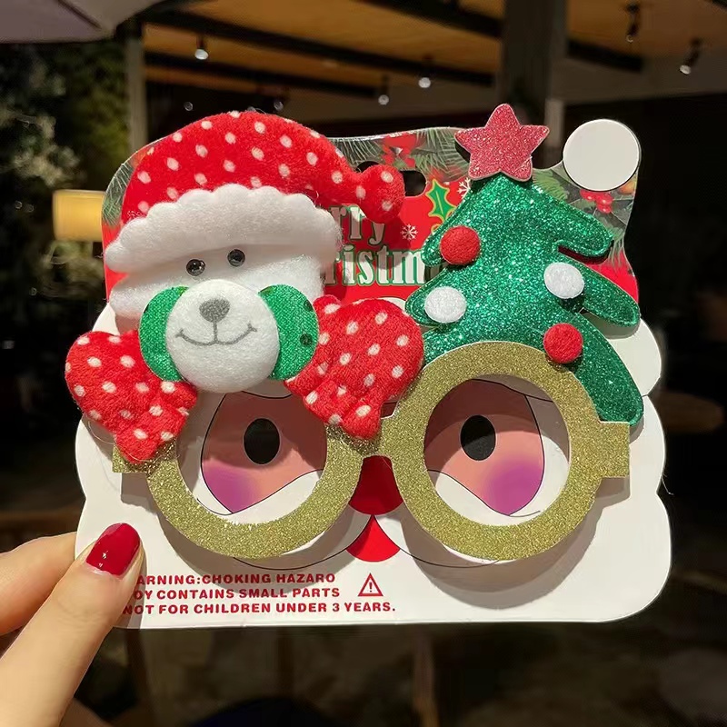 Creative Glasses Frames And Props For Christmas Party Decorations