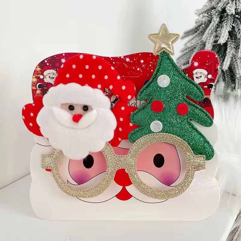 Christmas Creative Children's Glasses Frames Funny Props Party Decorations