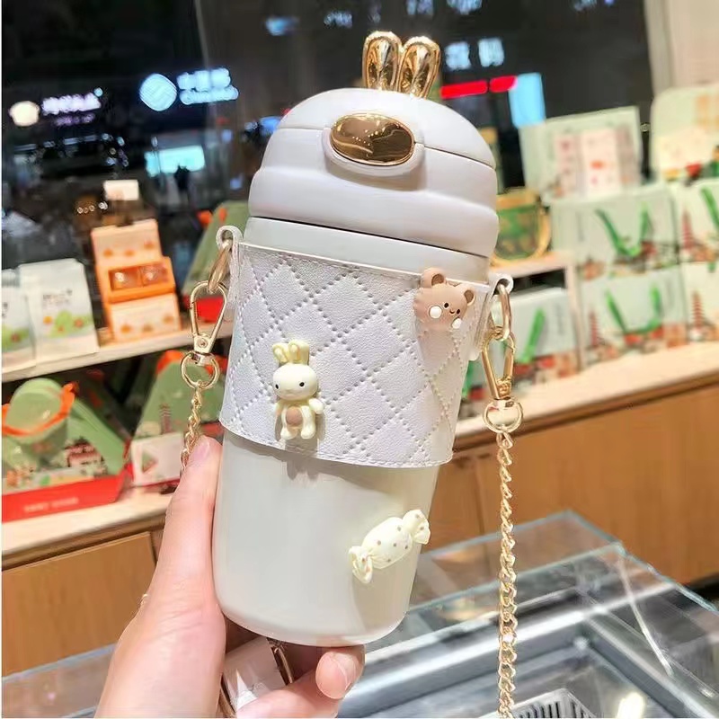 Creative Straw Thermos Cup