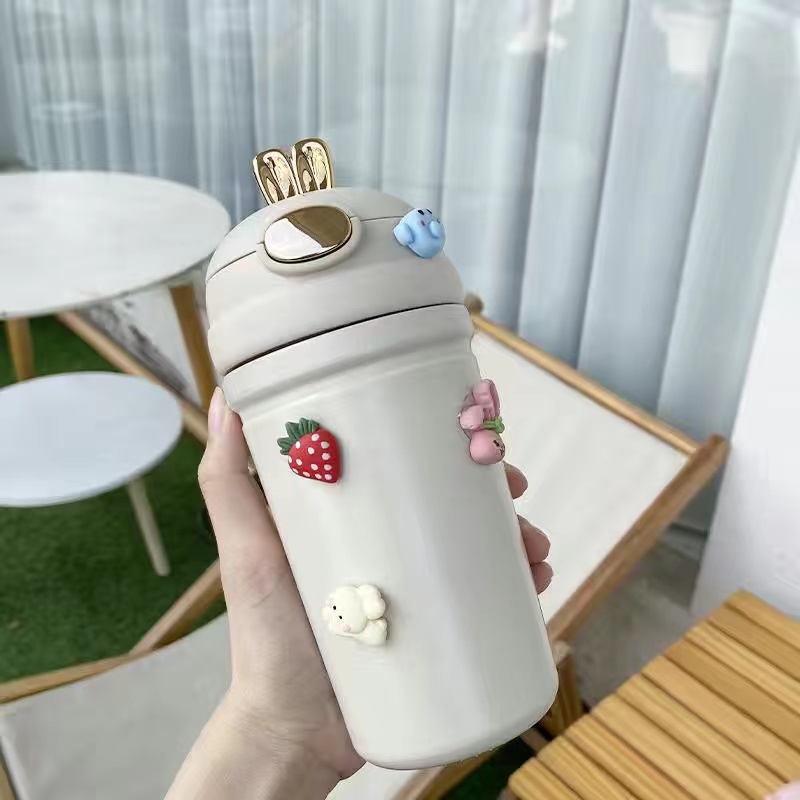 Creative Straw Thermos Cup